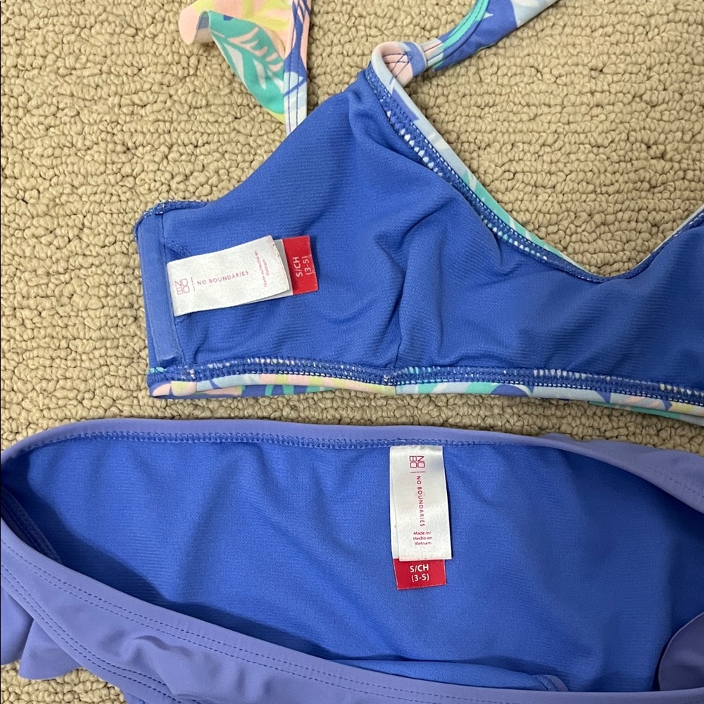 No Boundaries Multicolor Ruffle Bikini - Picture 3 of 3